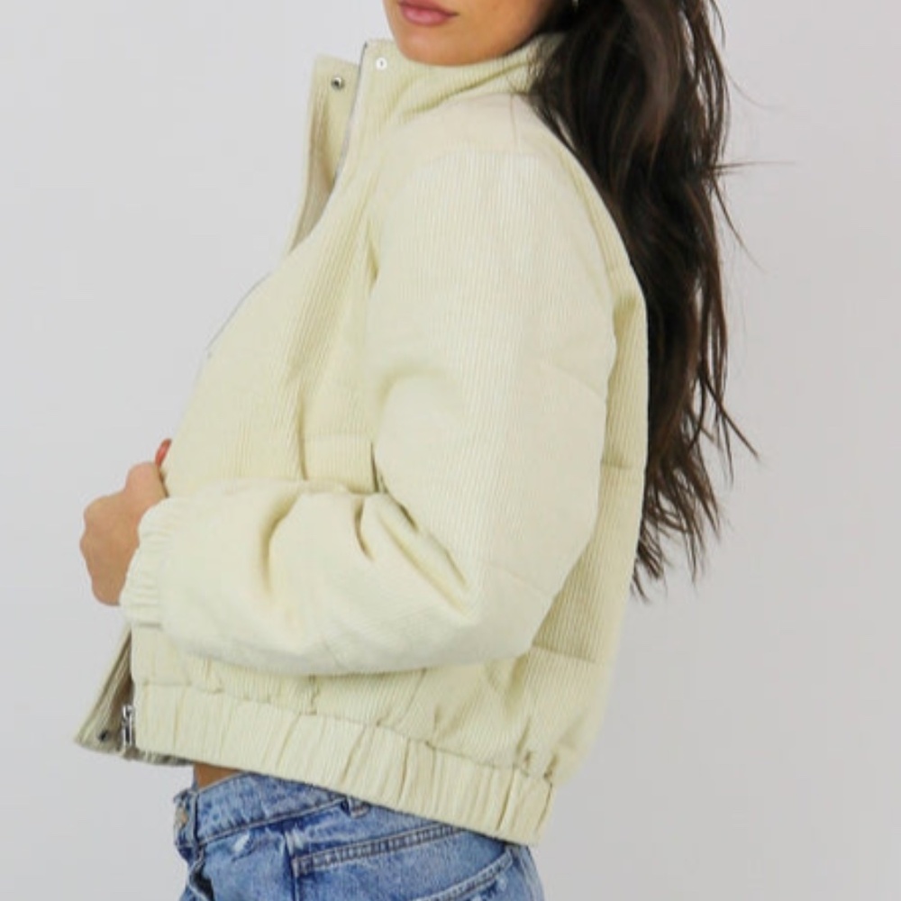 Cream Puffer Jacket
